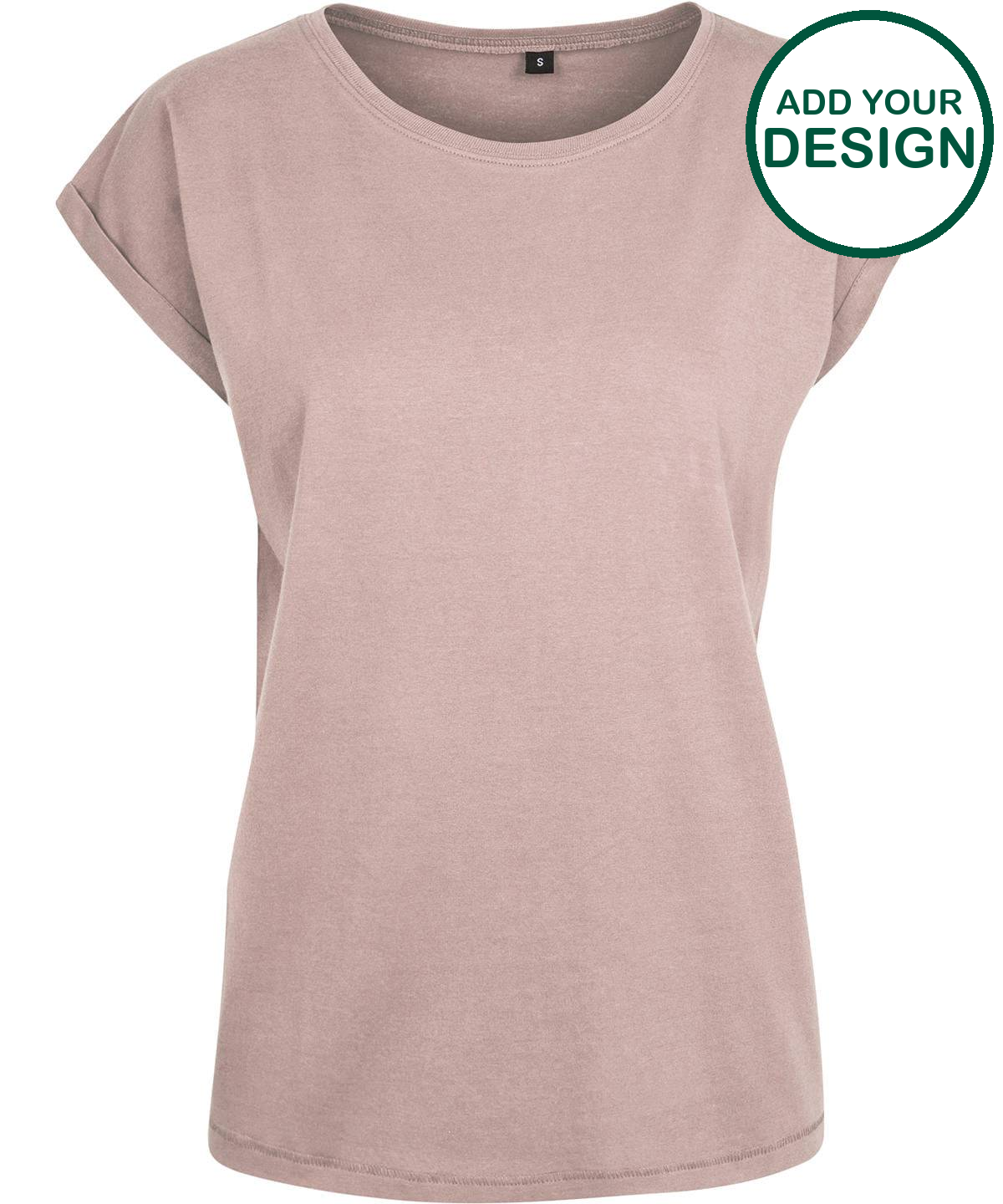 Women's extended shoulder tee