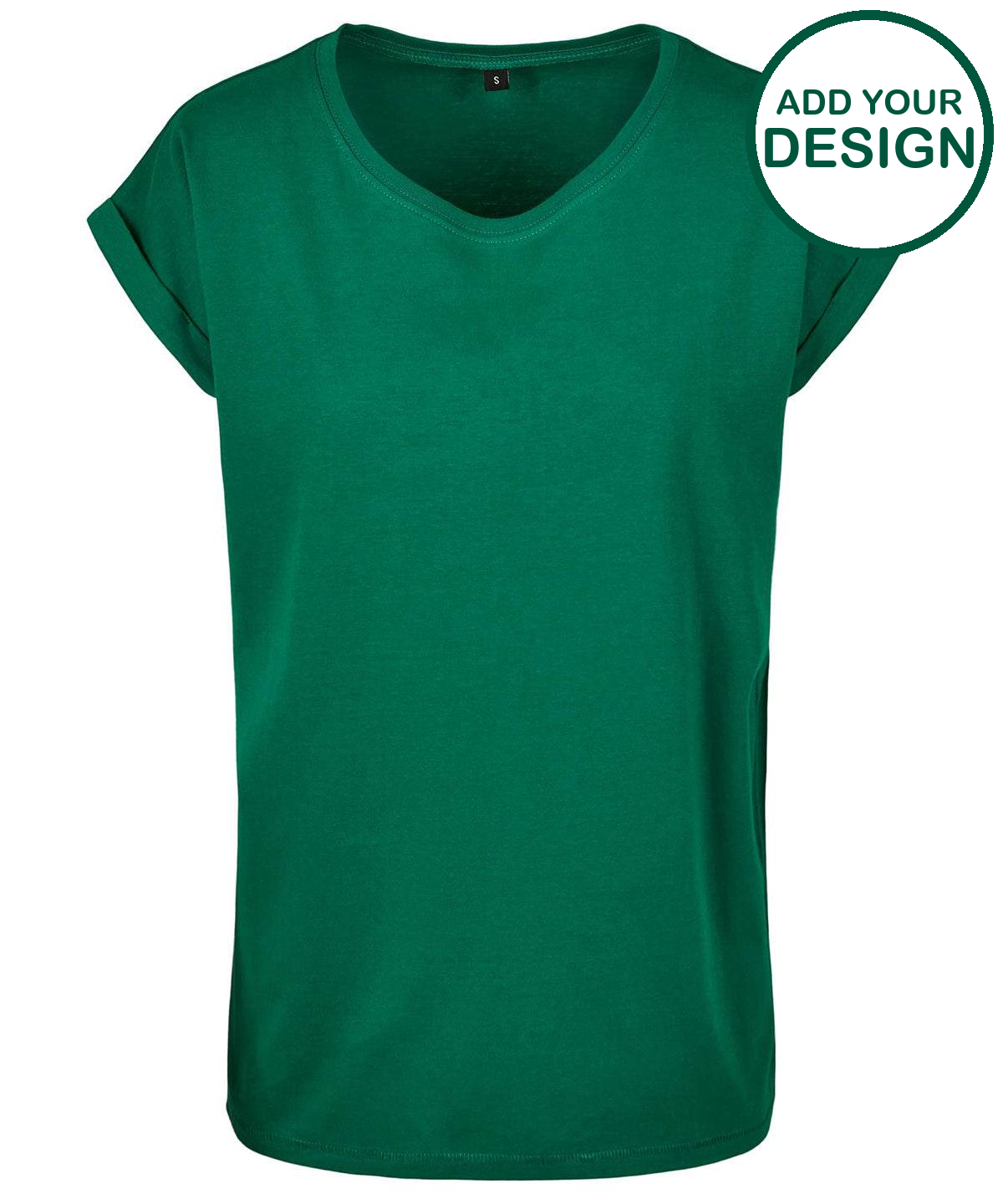 Women's extended shoulder tee