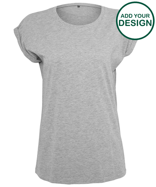 Women's extended shoulder tee