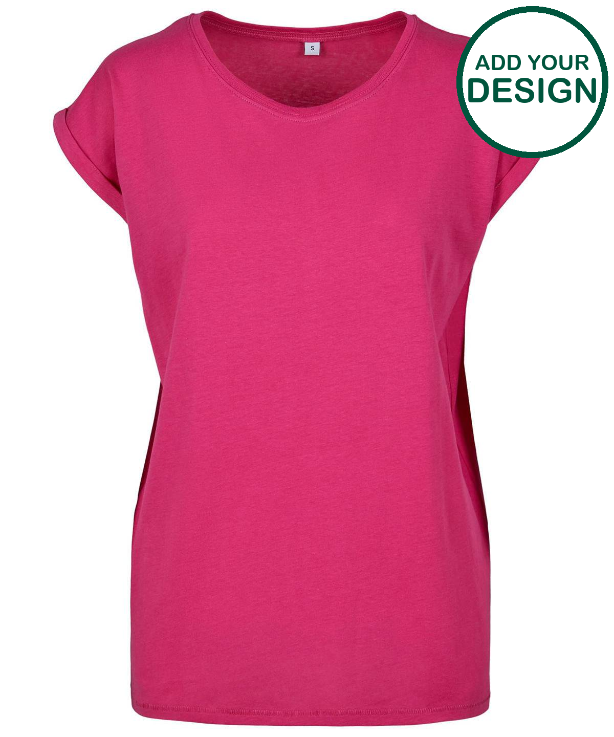 Women's extended shoulder tee