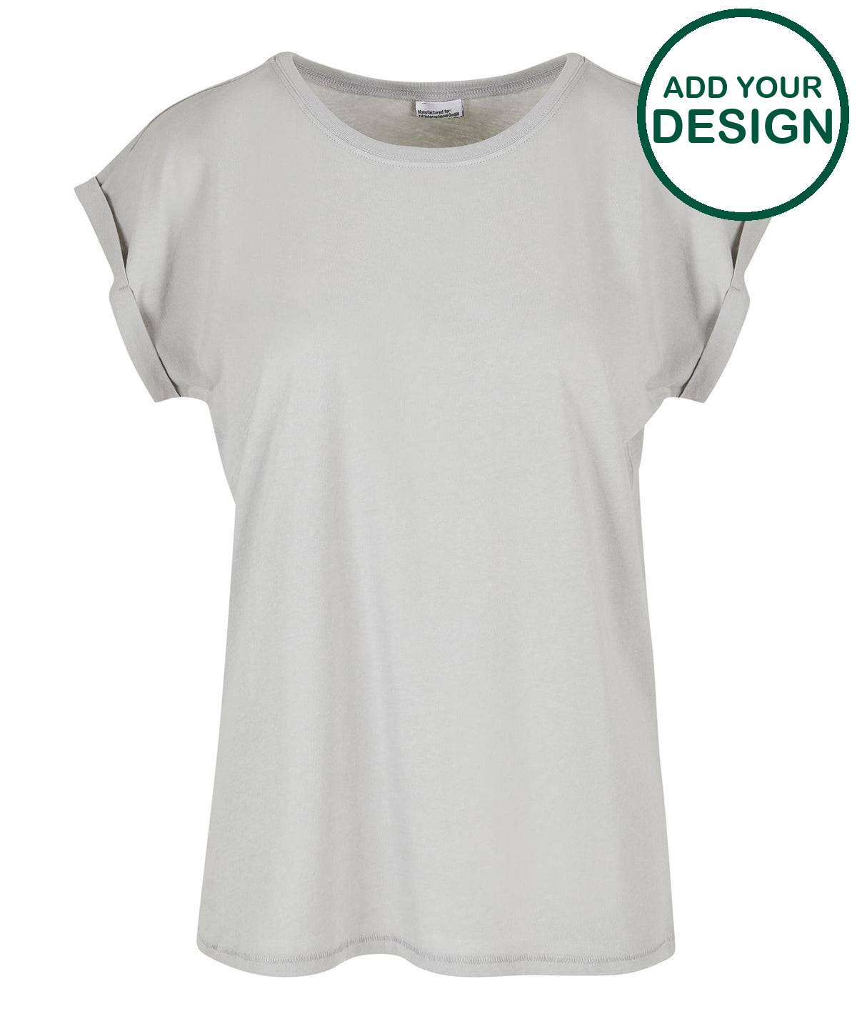 Women's extended shoulder tee