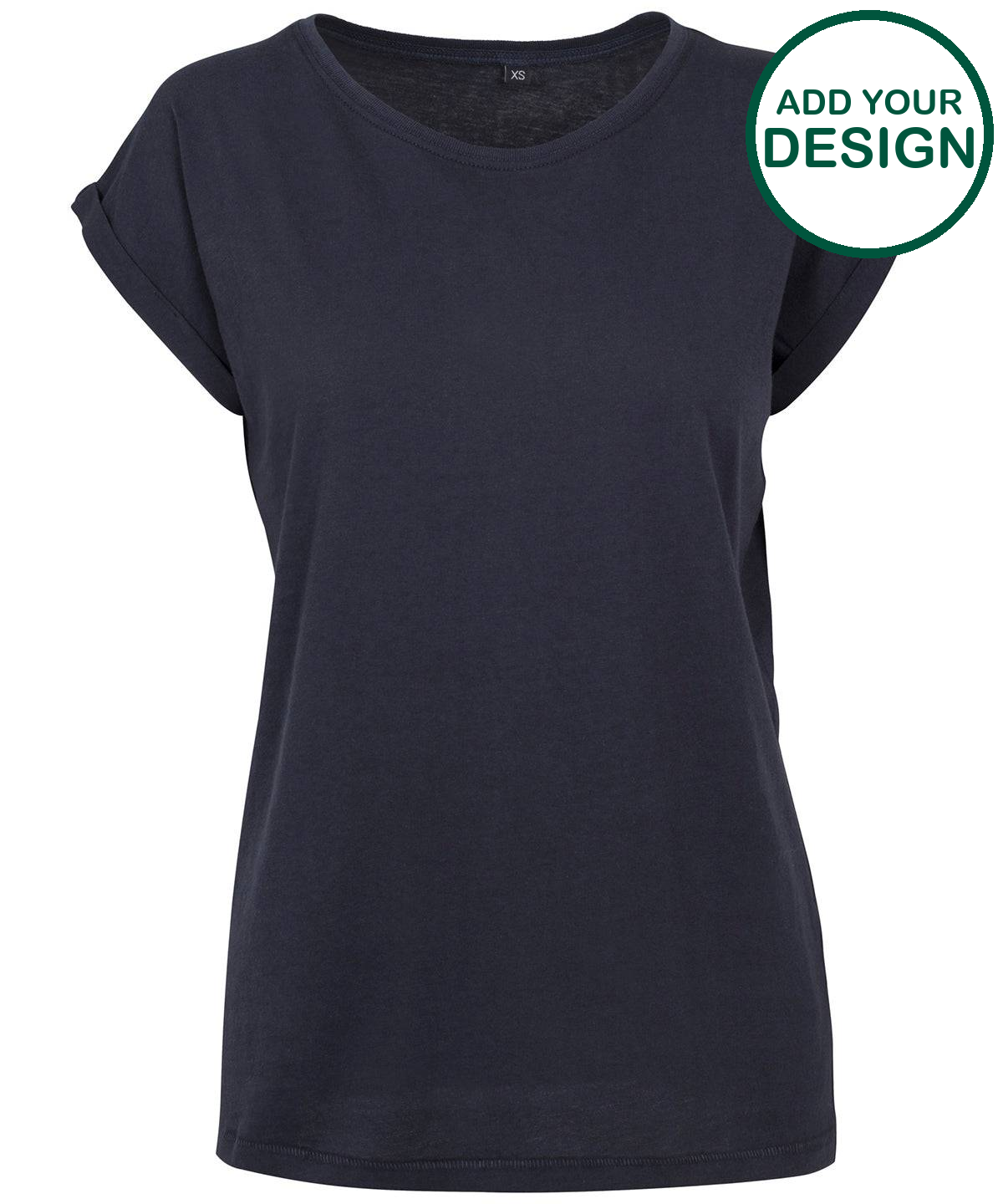Women's extended shoulder tee