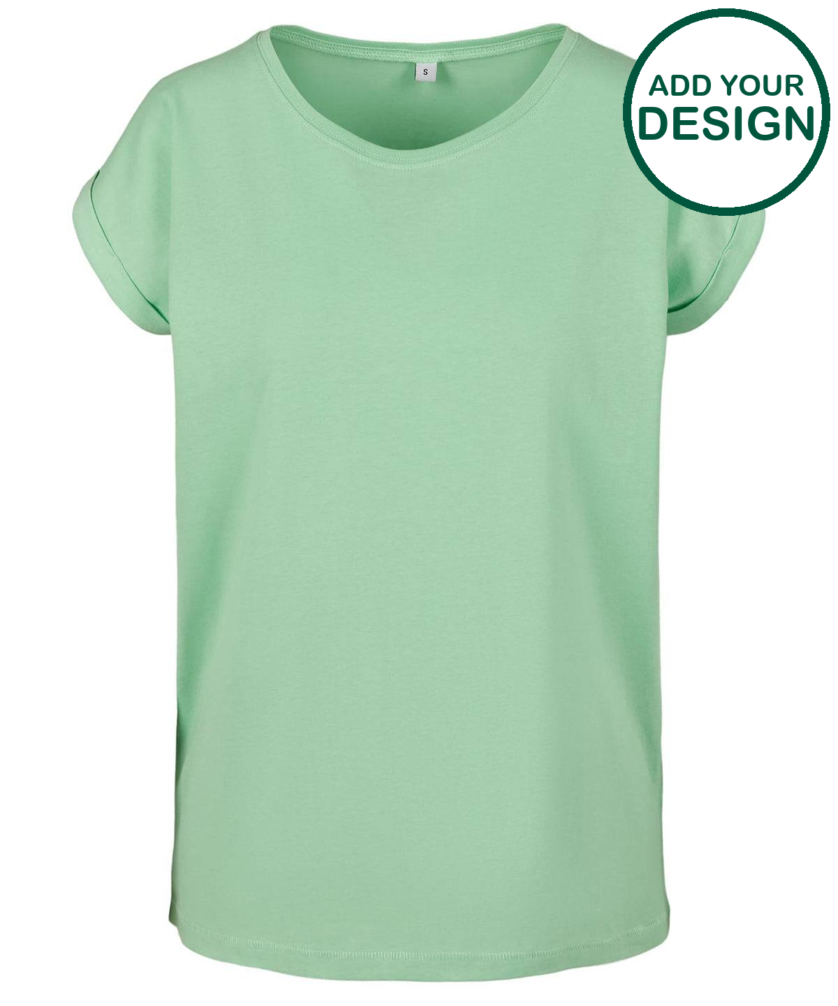 Women's extended shoulder tee