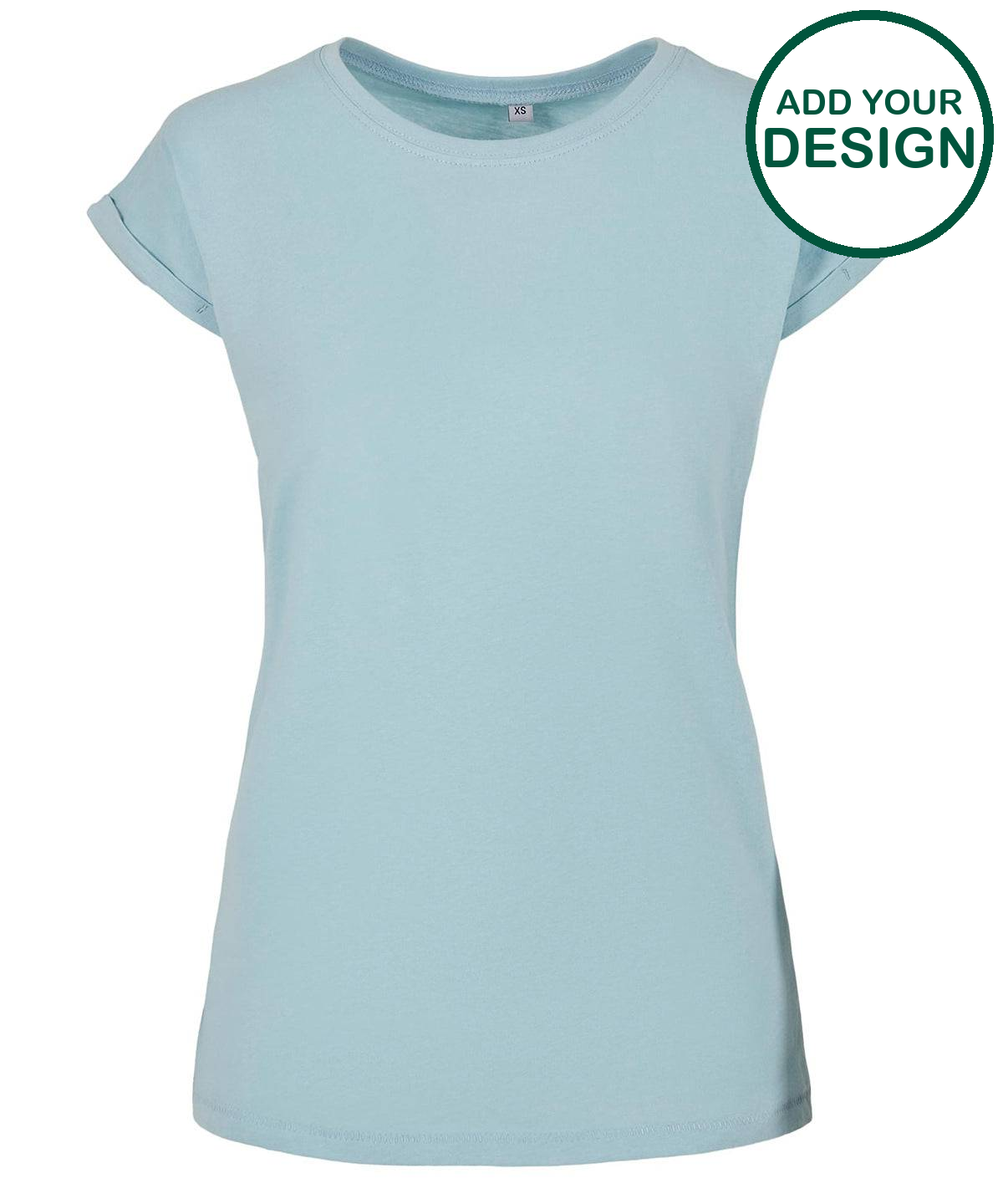 Women's extended shoulder tee