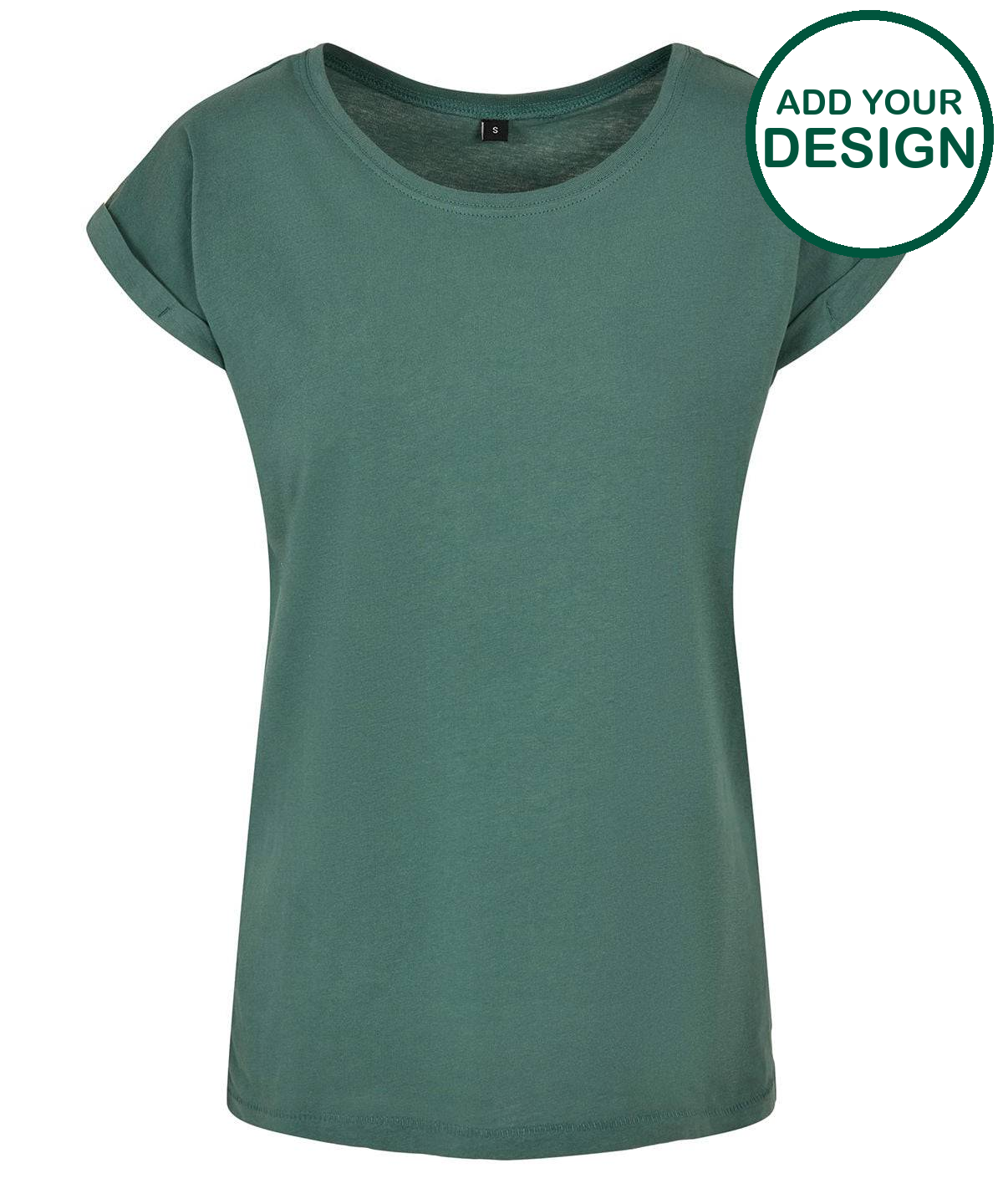 Women's extended shoulder tee