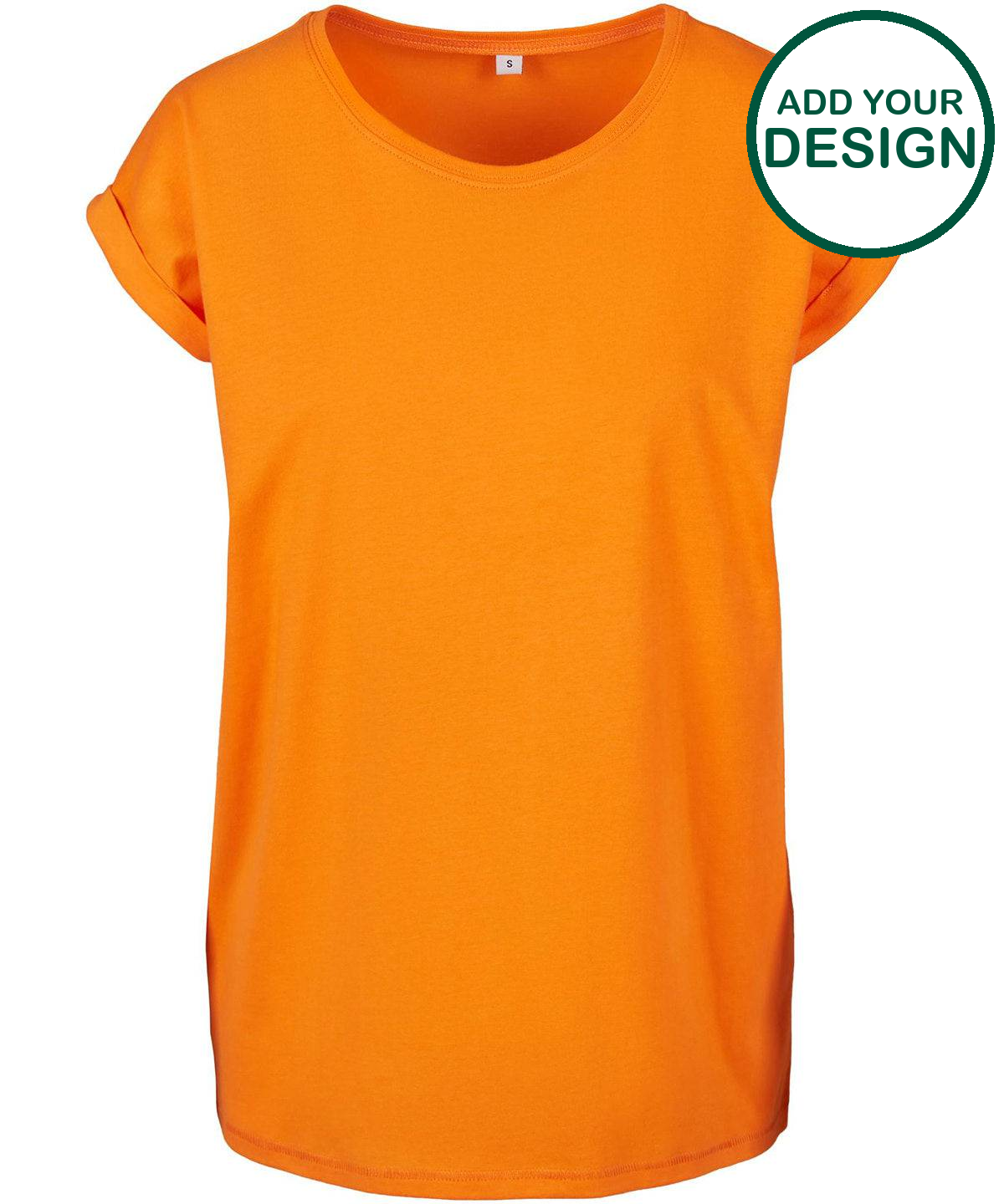 Women's extended shoulder tee