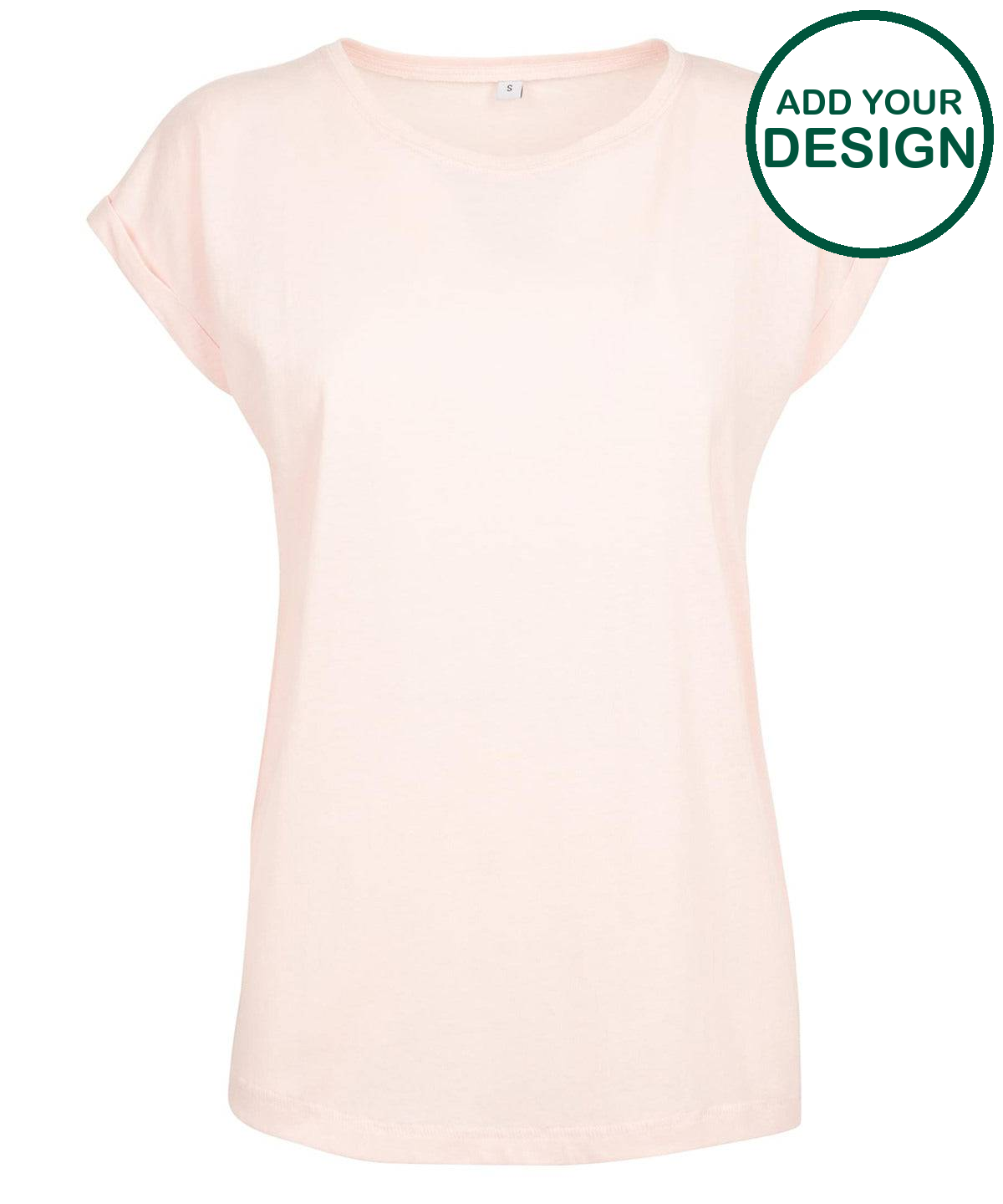 Women's extended shoulder tee