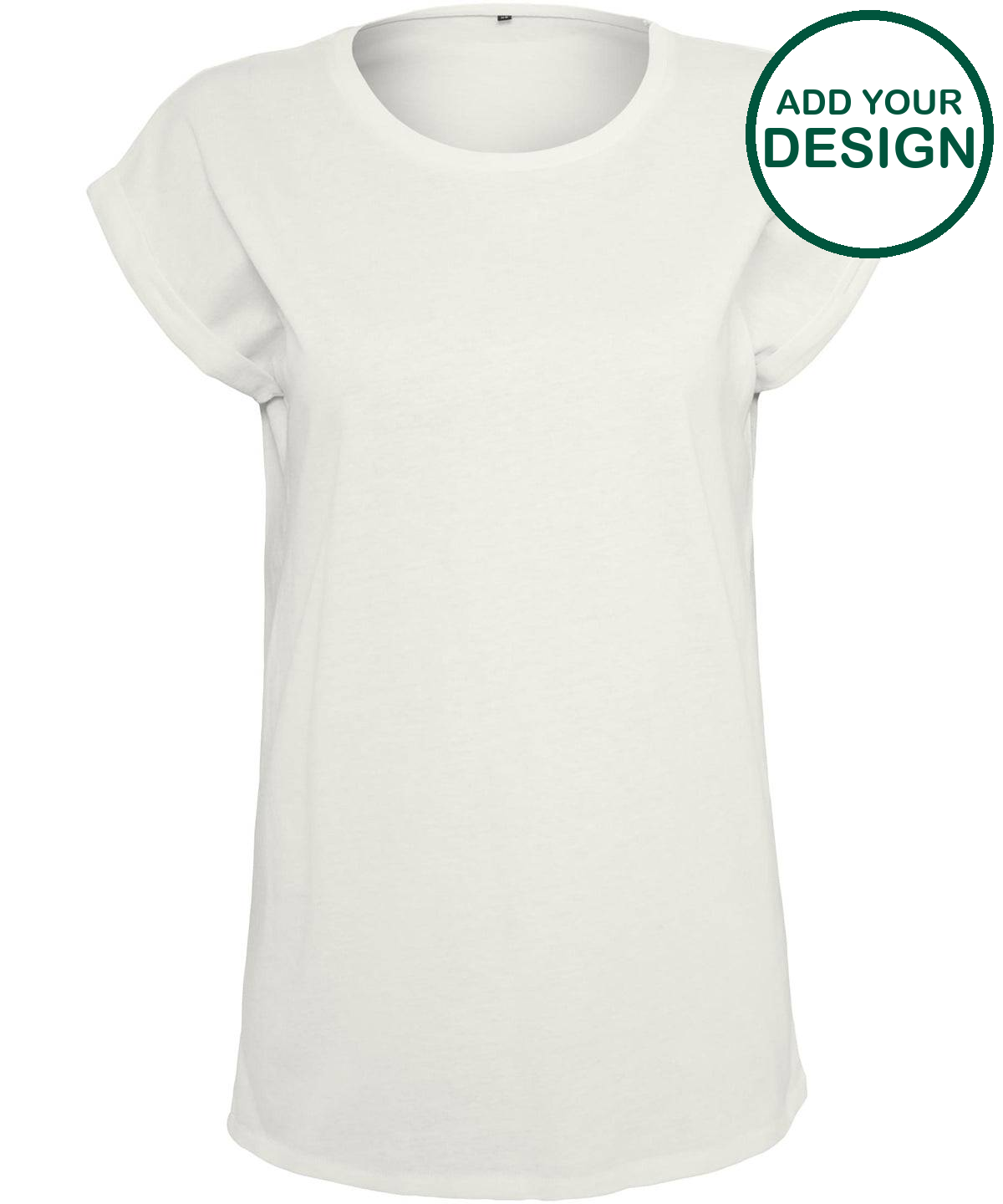 Women's extended shoulder tee