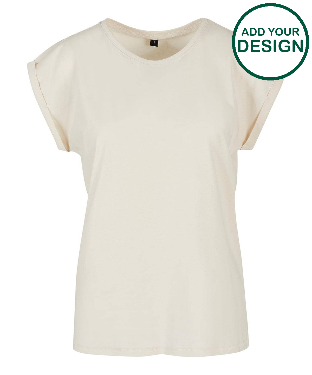 Women's extended shoulder tee