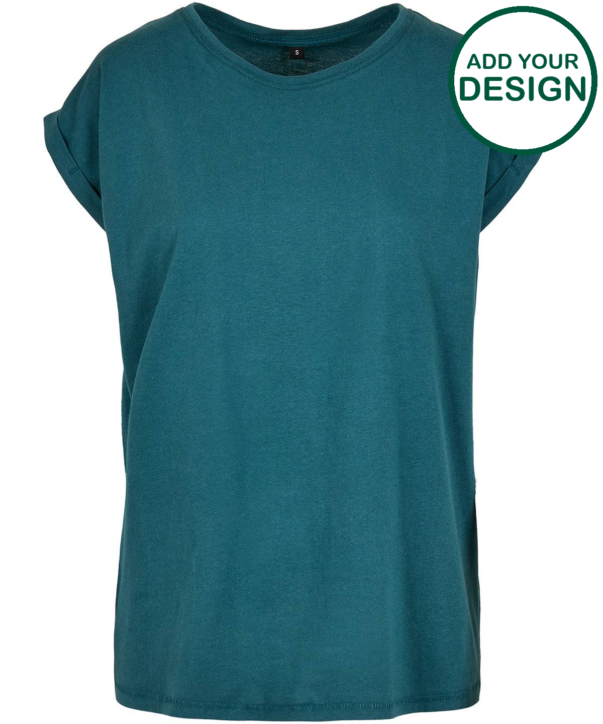 Women's extended shoulder tee