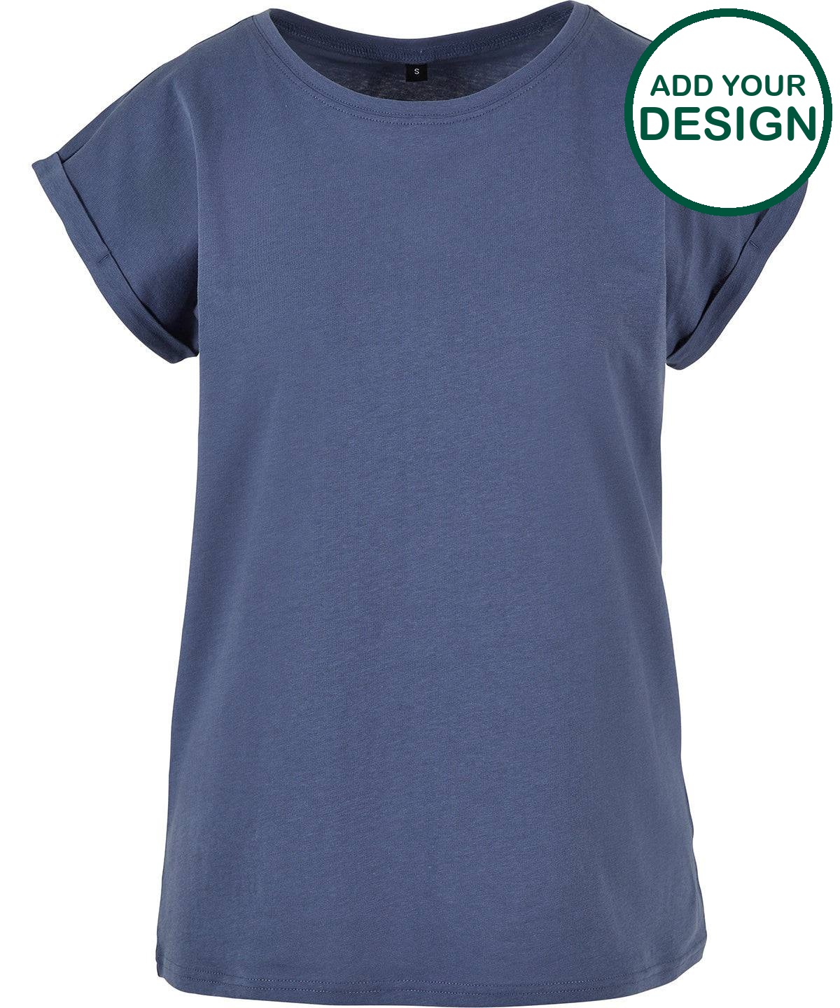 Women's extended shoulder tee