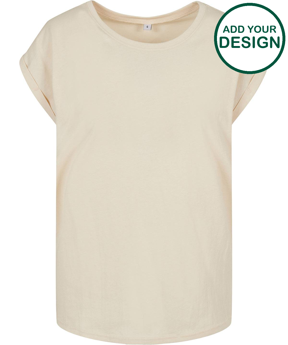 Women's extended shoulder tee