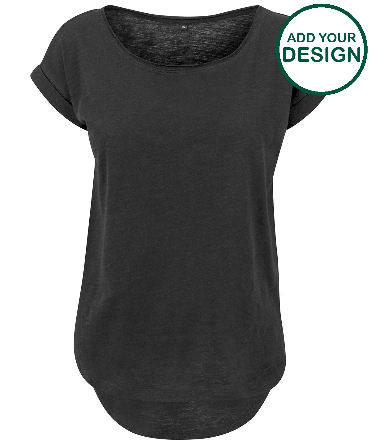 Women's long slub tee