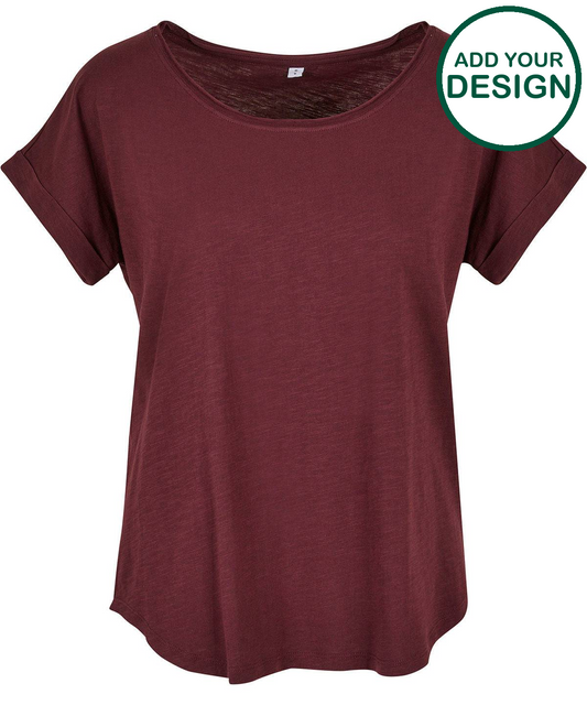 Women's long slub tee
