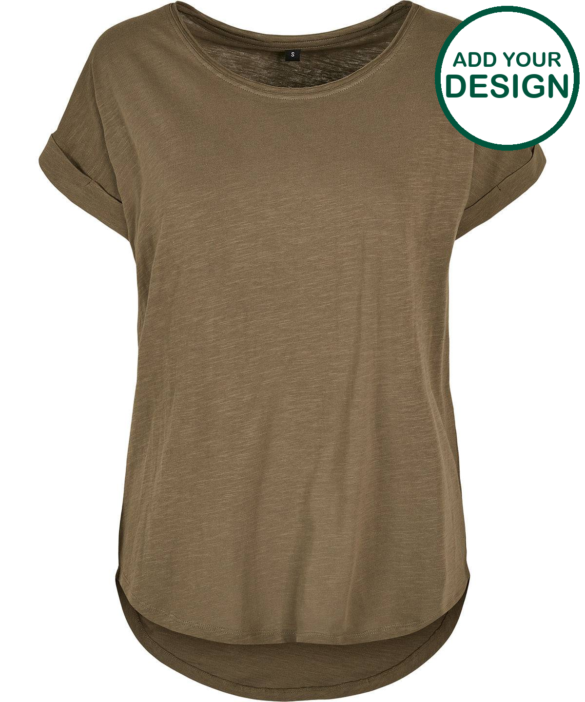 Women's long slub tee
