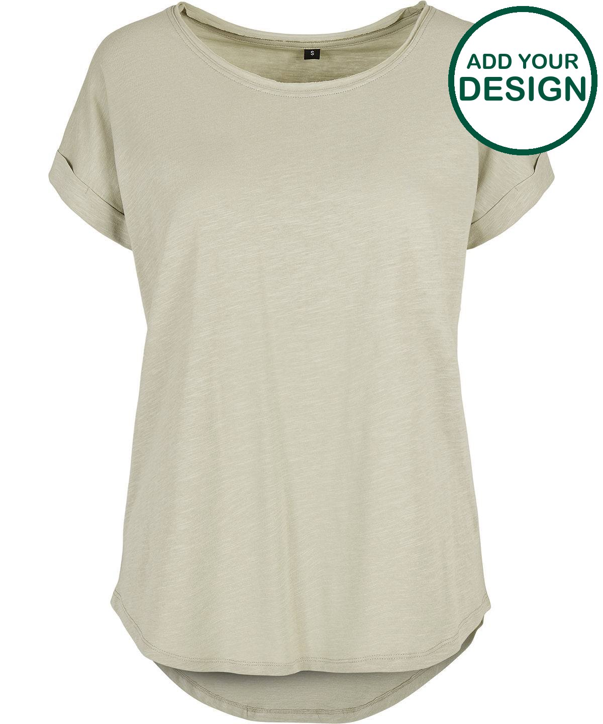 Women's long slub tee