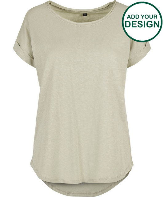 Women's long slub tee