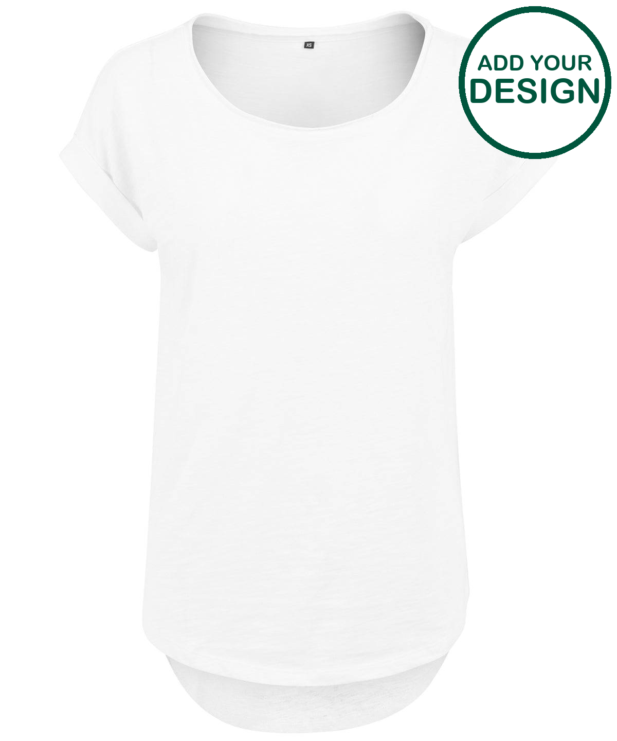 Women's long slub tee