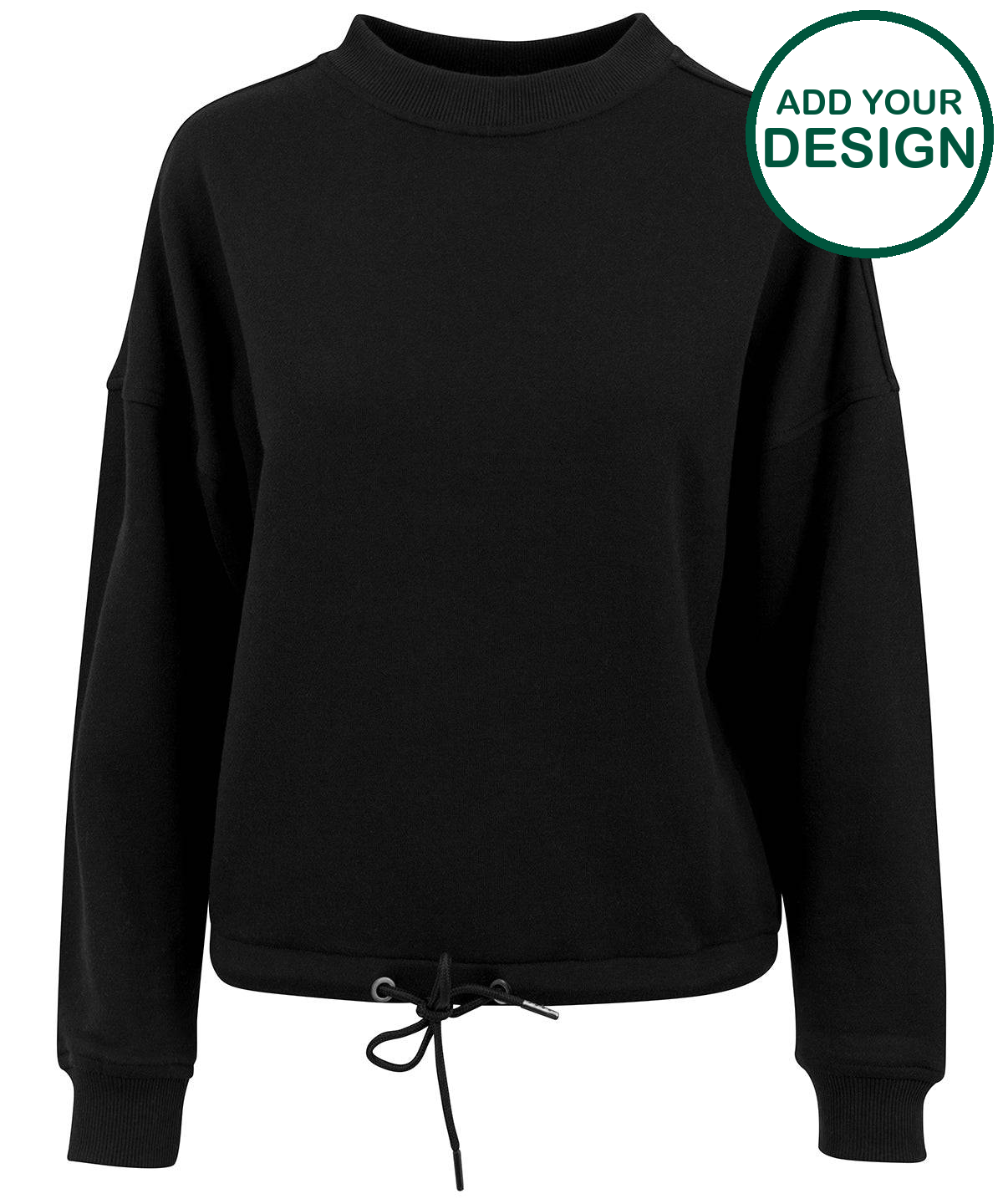 Women's oversize crew neck