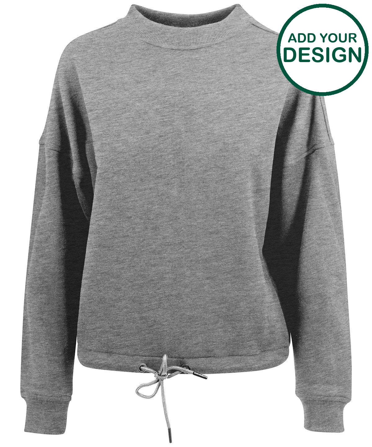 Women's oversize crew neck