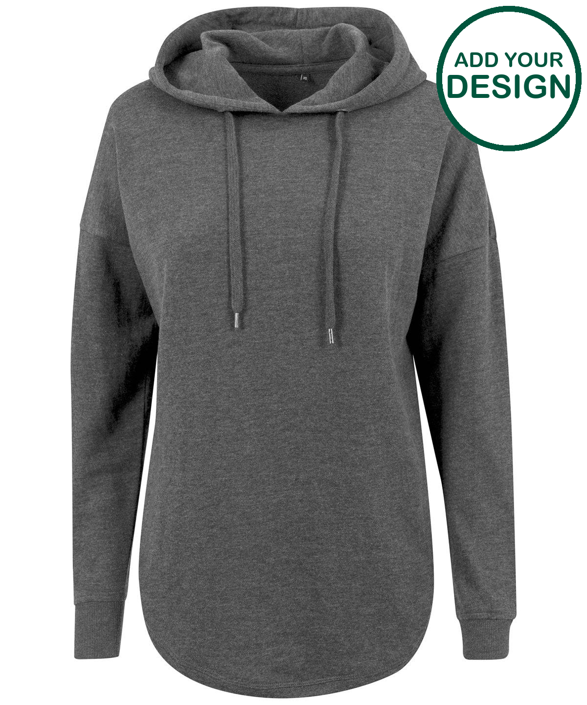 Build Your Brand T-Shirt Donna In Puro Cotone Con Scollo A V - Basic Morbida E Versatile Per Ogni Occasione
