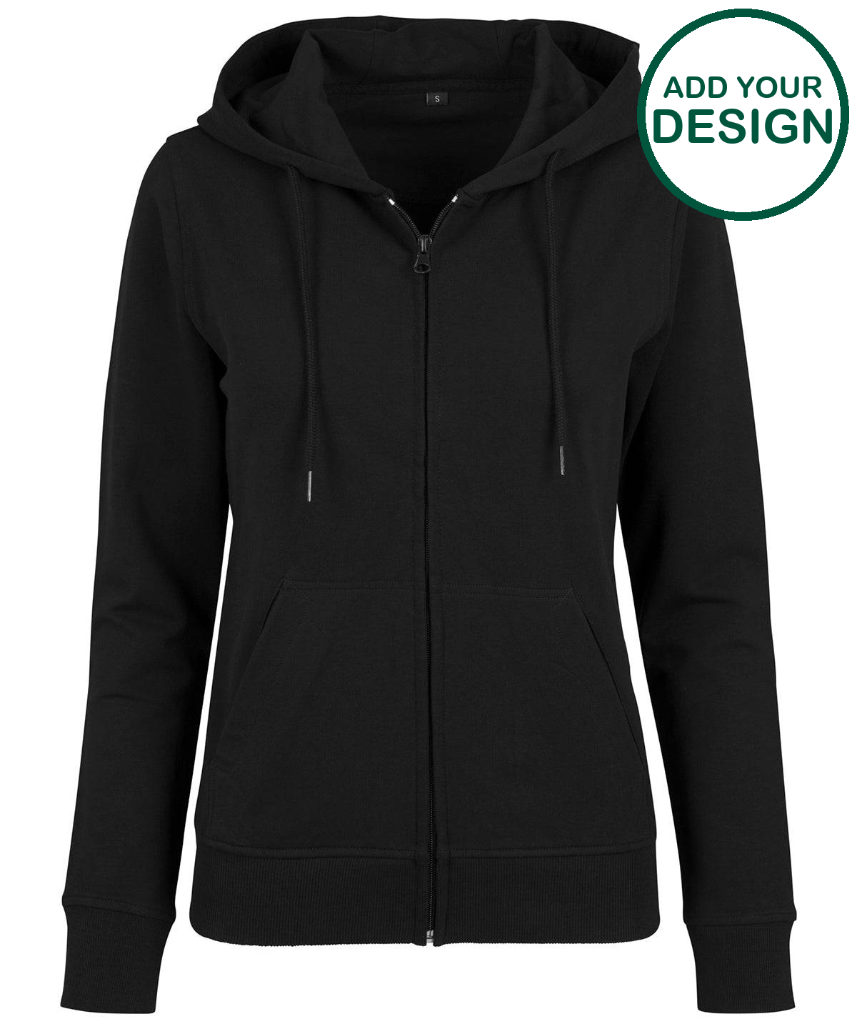 Women's terry zip hoodie