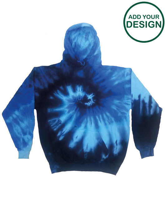 Rainbow tie-dye hoodie