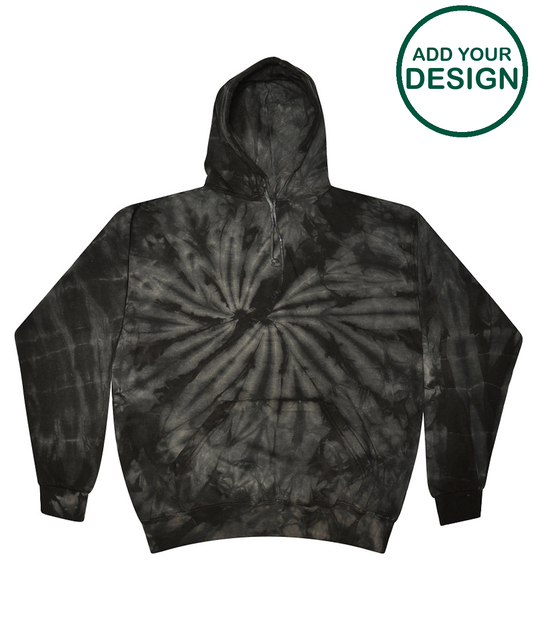 Rainbow tie-dye hoodie