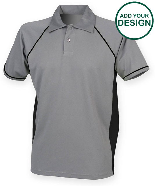 Piped performance polo