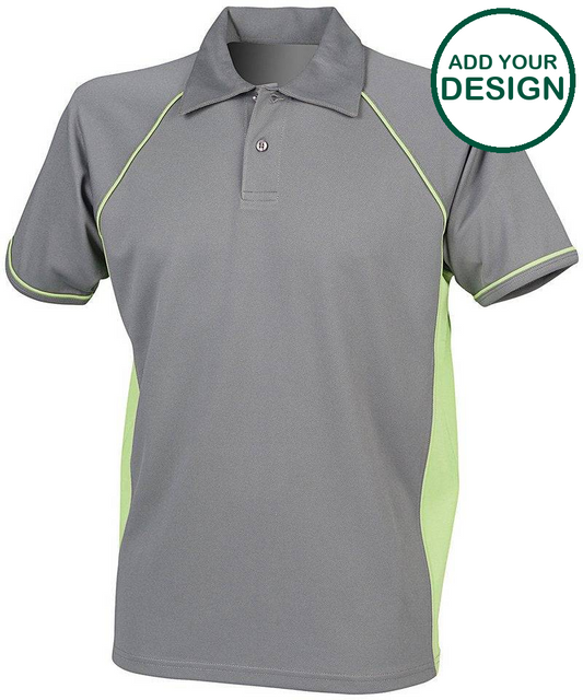 Piped performance polo