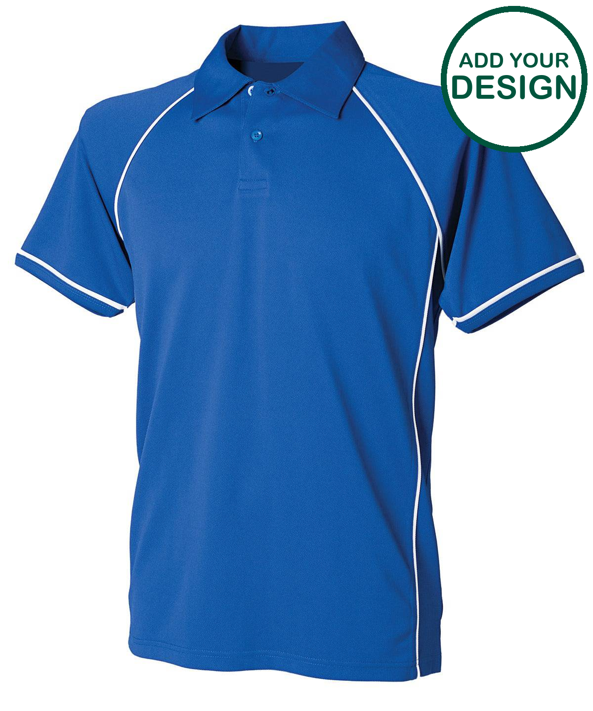 Piped performance polo