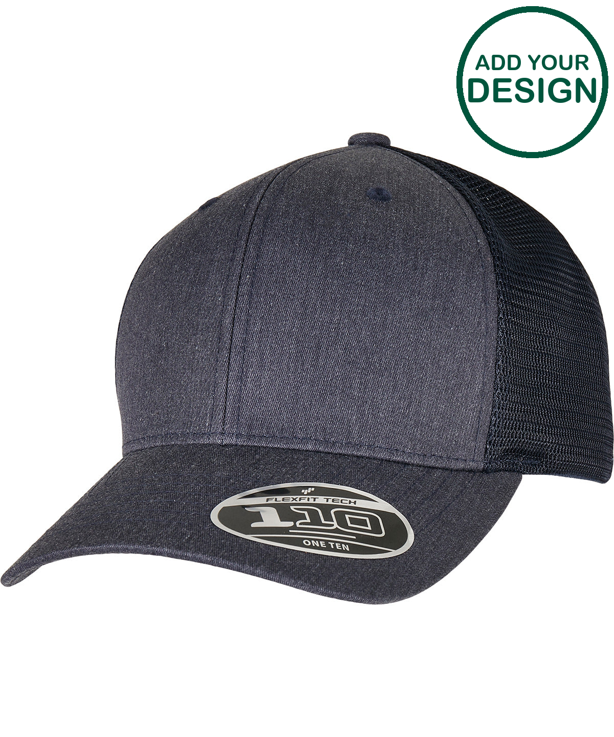 110 Flexfit melange trucker (110PT)