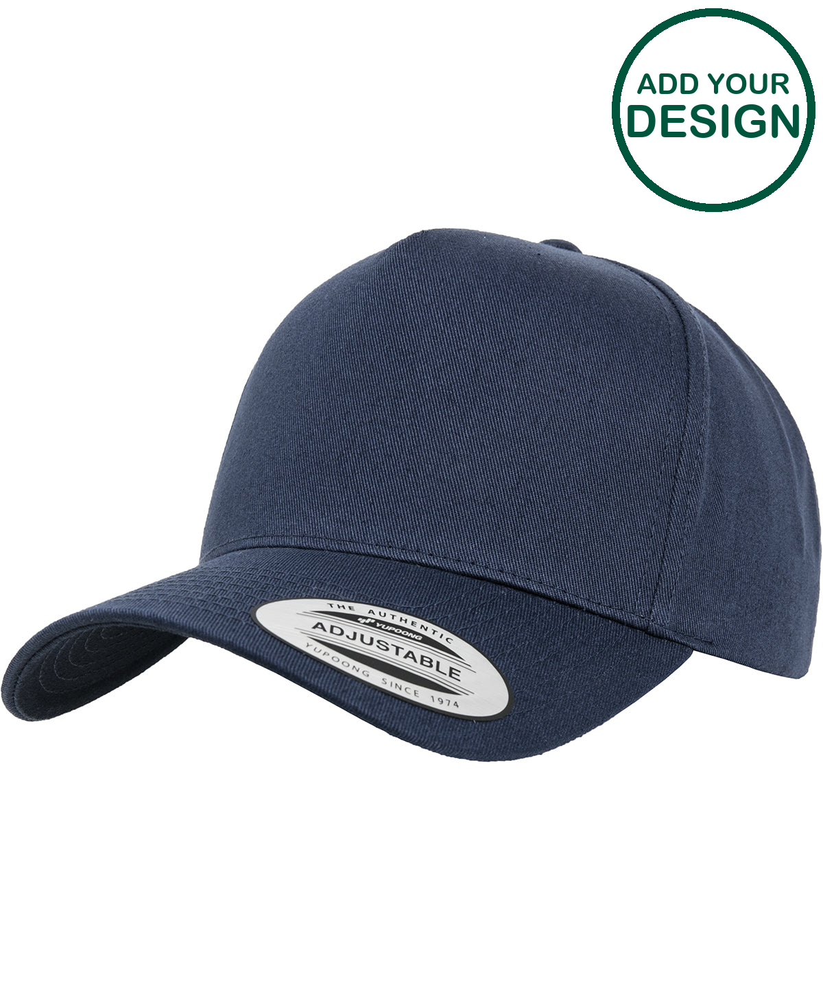 5-panel curved classic snapback (7707)