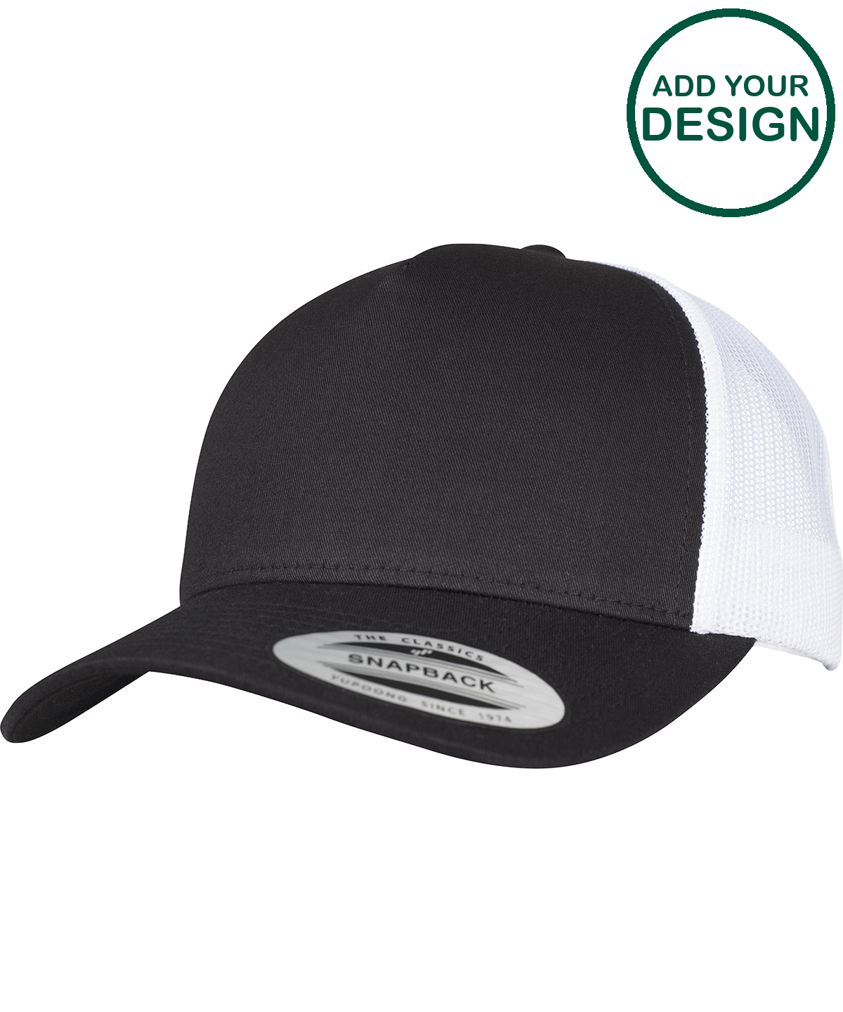 5-panel retro trucker 2-tone cap (6506T)