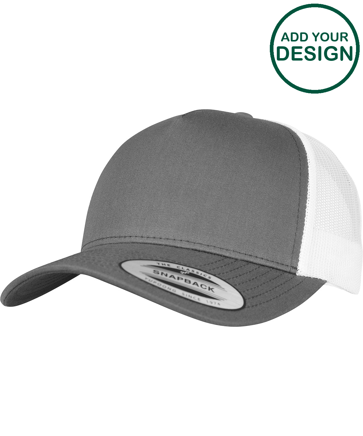 5-panel retro trucker 2-tone cap (6506T)