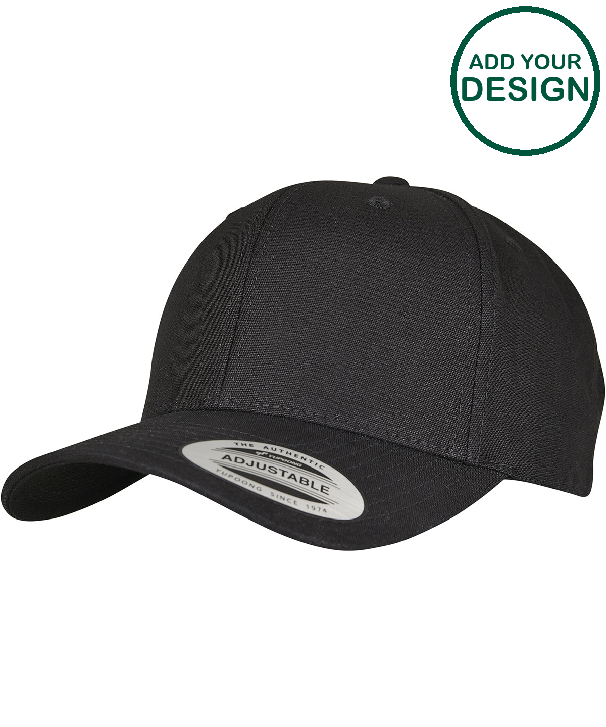 6-panel curved metal snap (7708MS)