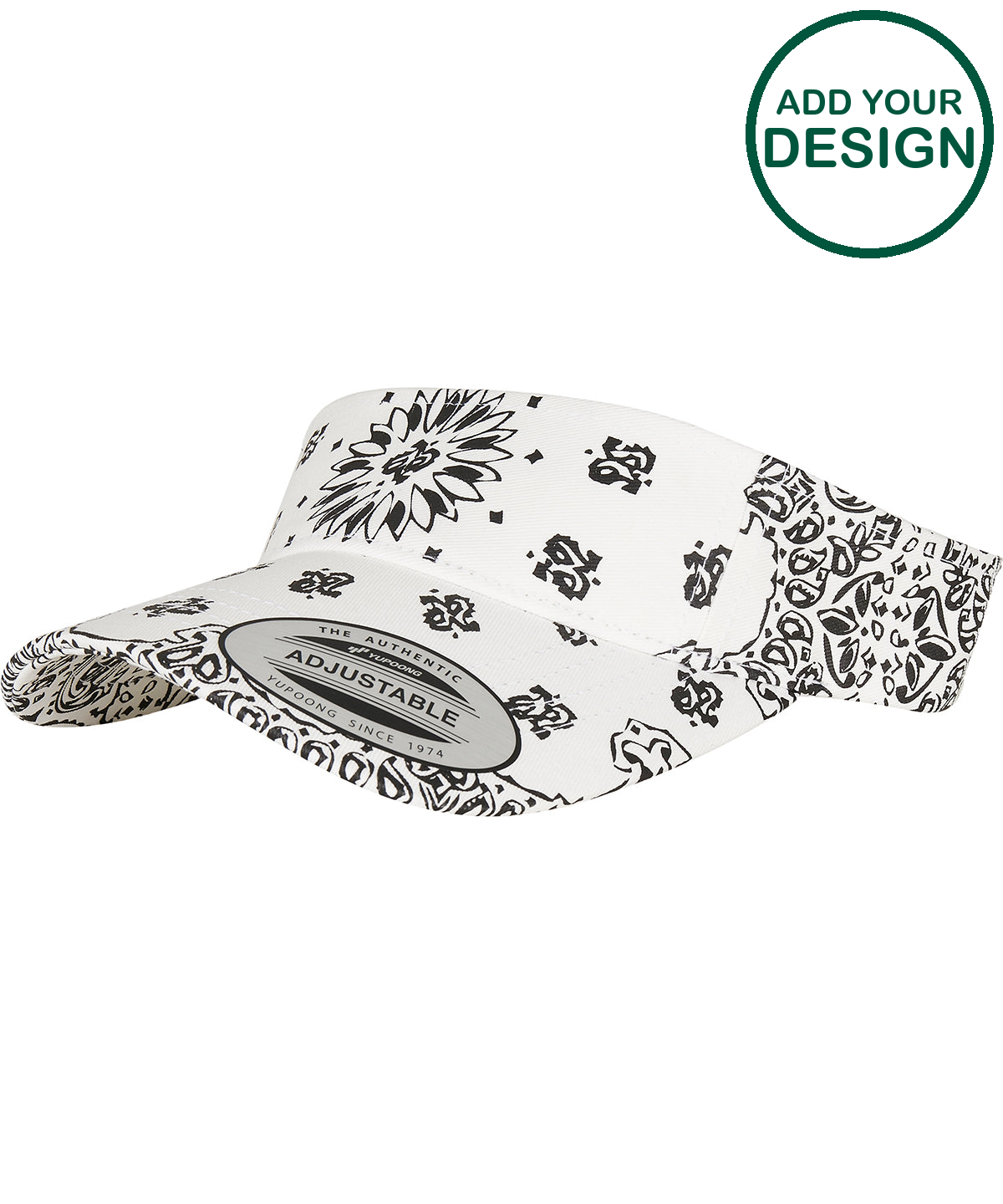 Bandana print visor (8888BP)