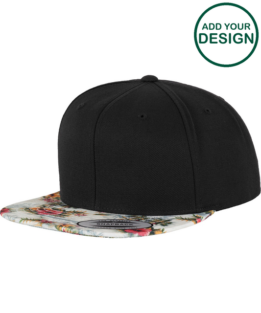 Fashion print snapback (6089DESIGNER)