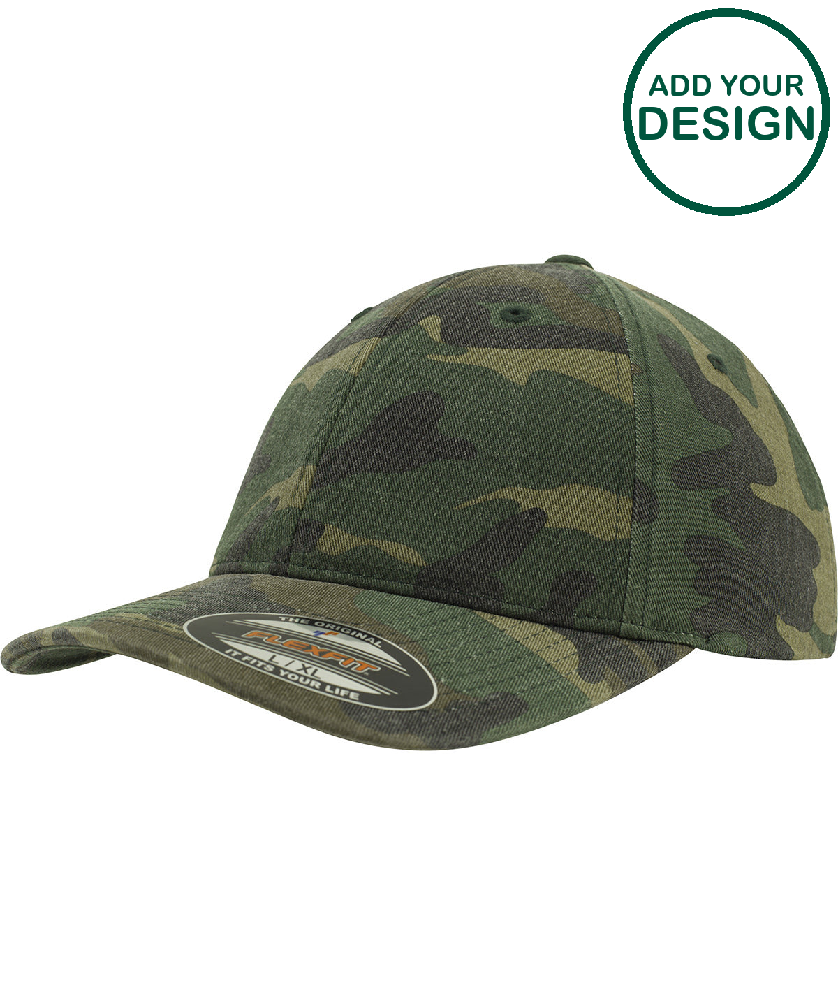 Flexfit garment washed camo (6977CA)