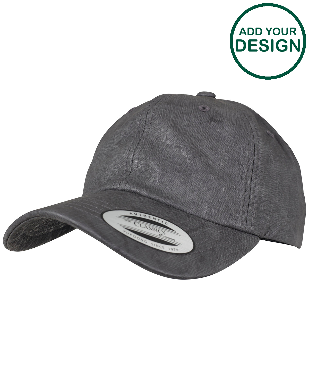 Low-profile coated cap (6245C)