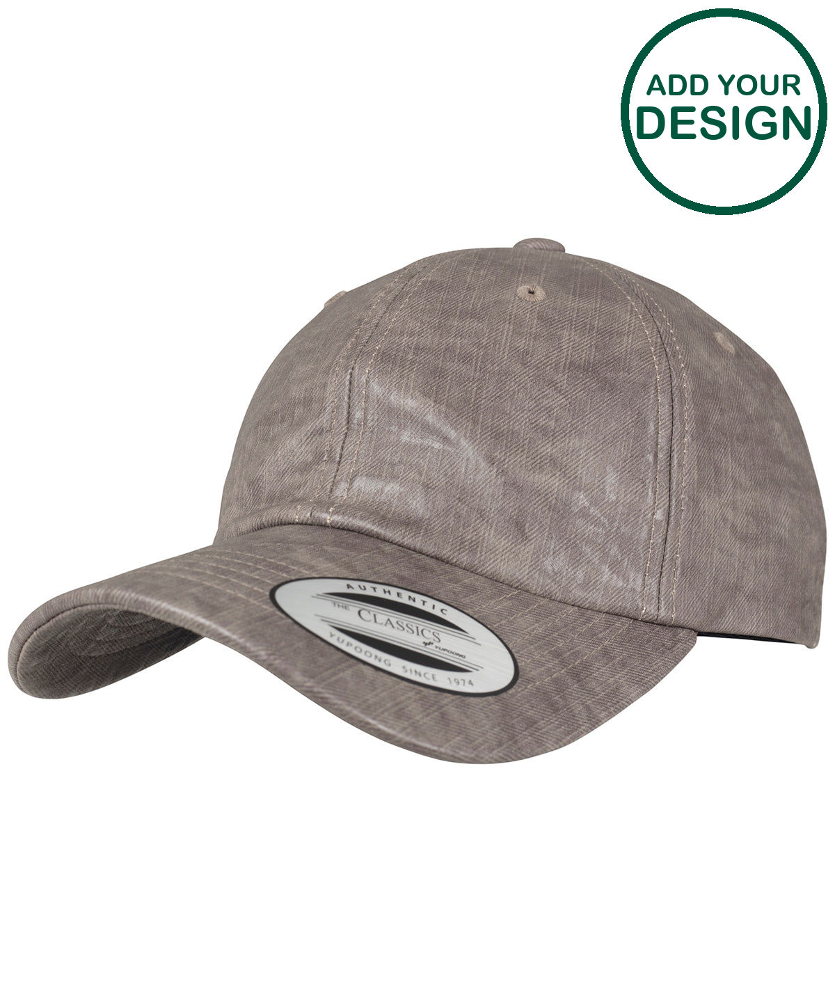 Low-profile coated cap (6245C)