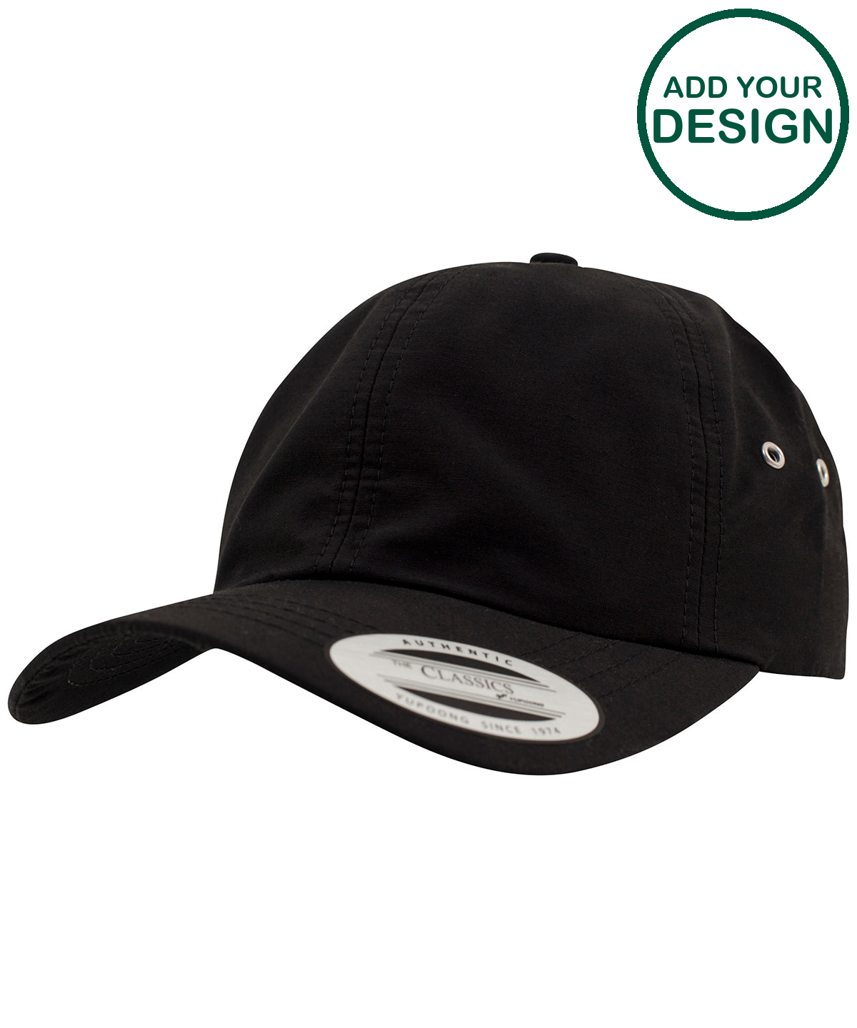 Low-profile water-repellent cap (6245WR)