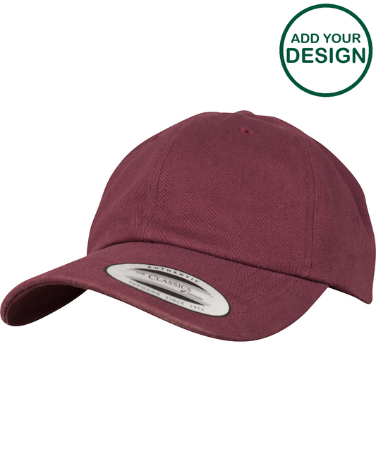 Peached cotton twill dad cap (6245PT)
