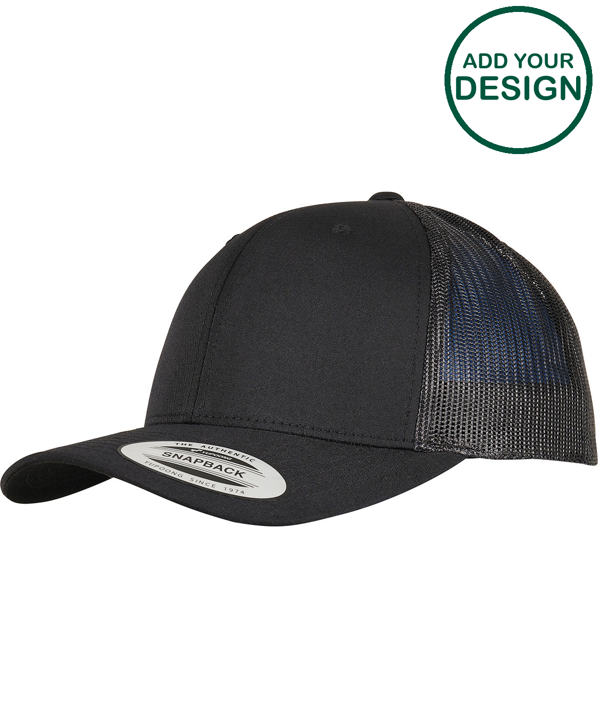 Trucker recycled polyester fabric cap (6606TR)