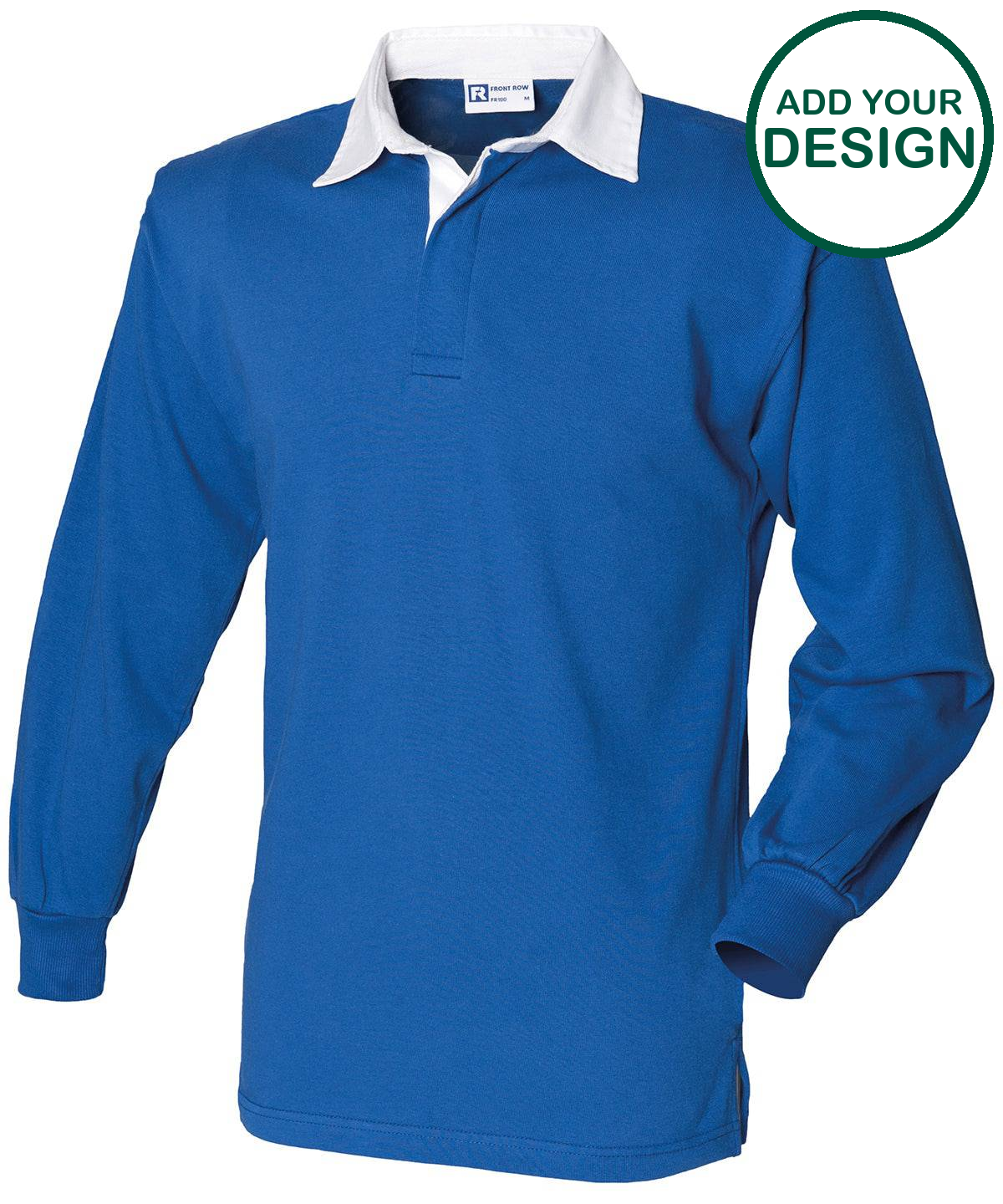 Long sleeve plain rugby shirt