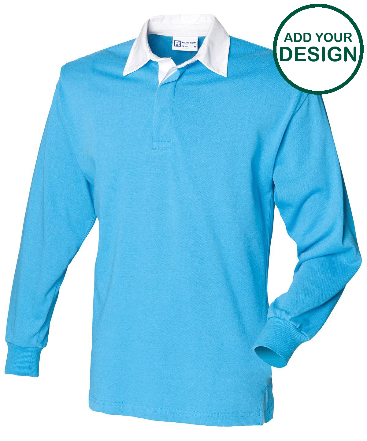 Long sleeve plain rugby shirt