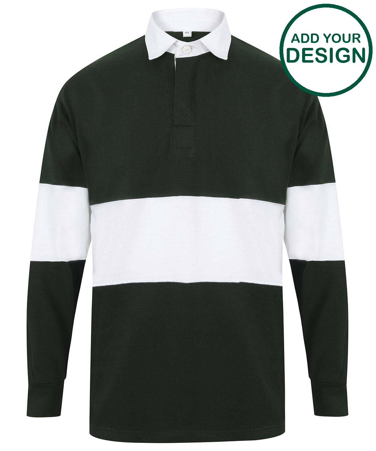 Panelled rugby shirt
