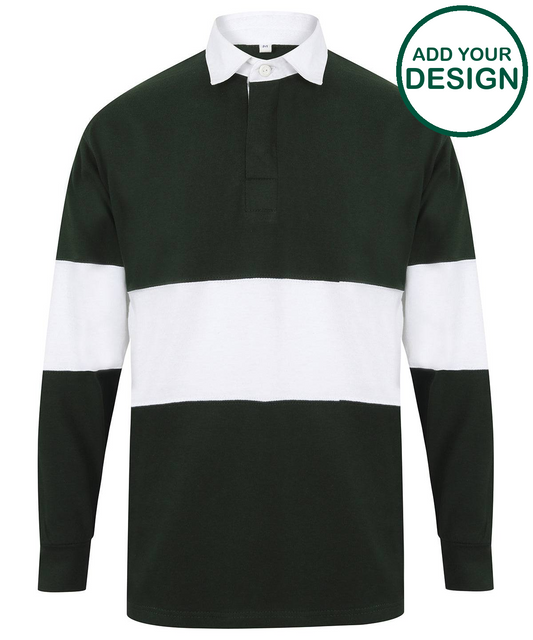 Panelled rugby shirt