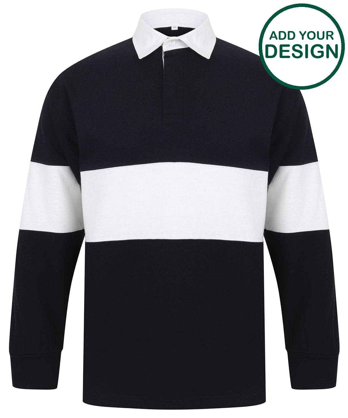 Panelled rugby shirt