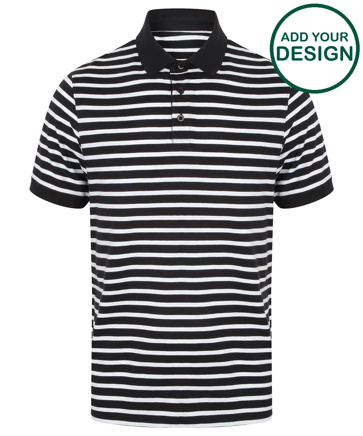 Striped Jersey polo shirt